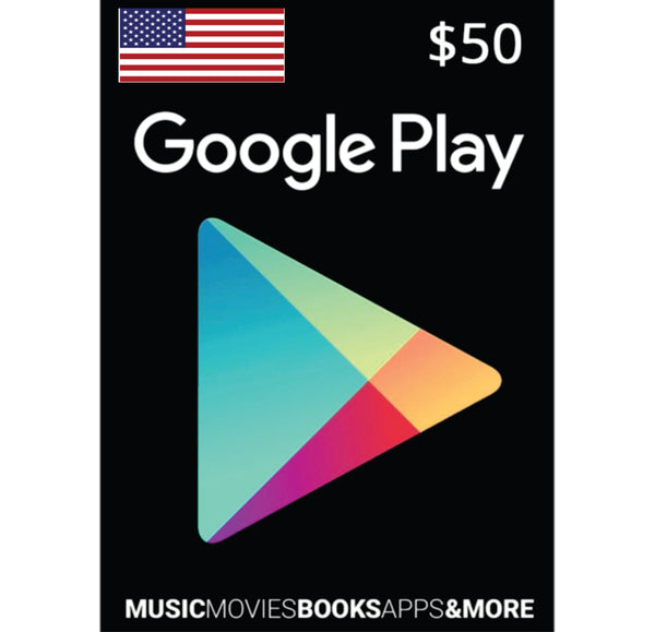 Google Play Gift Card 50 USD (USA Store)