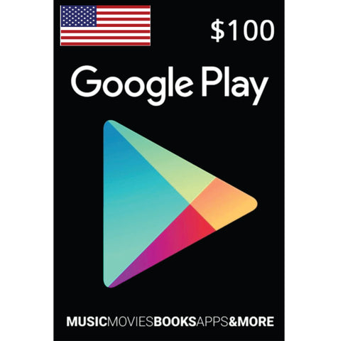 Google Play Gift Card 100 USD (USA Store)