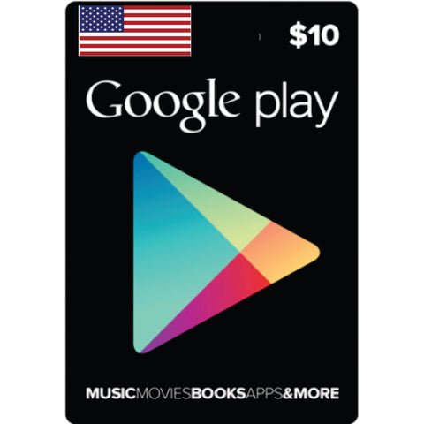 Google Play Gift Card 10 USD (USA Store)