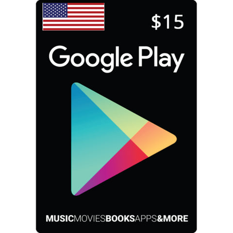 Google Play Gift Card 15 USD (USA Store)