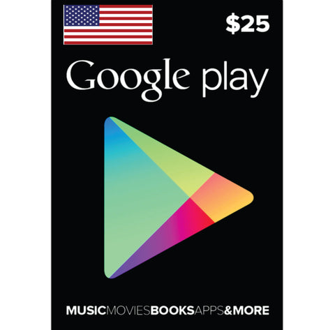 Google Play Gift Card 25 USD (USA Store)