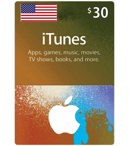 iTunes Gift Card - $30 (US)